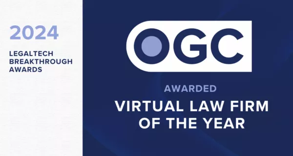 OGC Named Virtual Law Firm of the Year by LegalTech Breakthrough